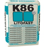 клей на цементной основе litofast k86